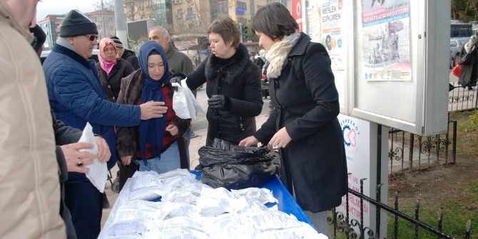Çerkezköy Ve Çorlu’da Adaçayı Dağıtıldı