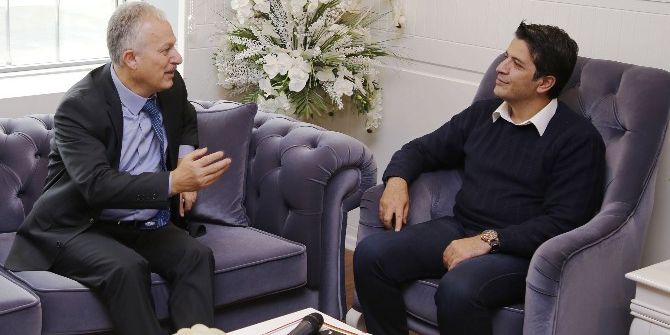 Uaü Rektörü Yüksek, Başkan Genç’i Ziyaret Etti