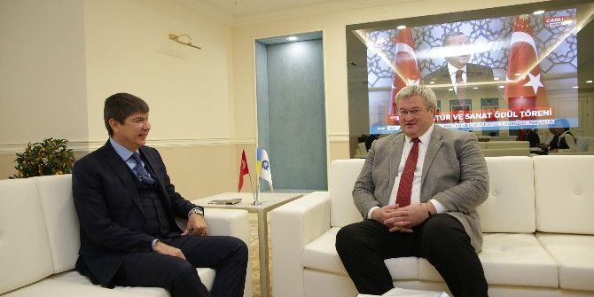 Ukrayna Büyükelçisi’nden Başkan Türel’e Ziyaret
