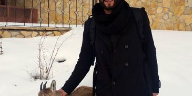 Yaban Keçisi Donarak Öldü