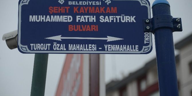 Şehit Kaymakamın Adı Ankara’da Yaşayacak