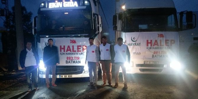 Batman’dan Halep’e Yardım