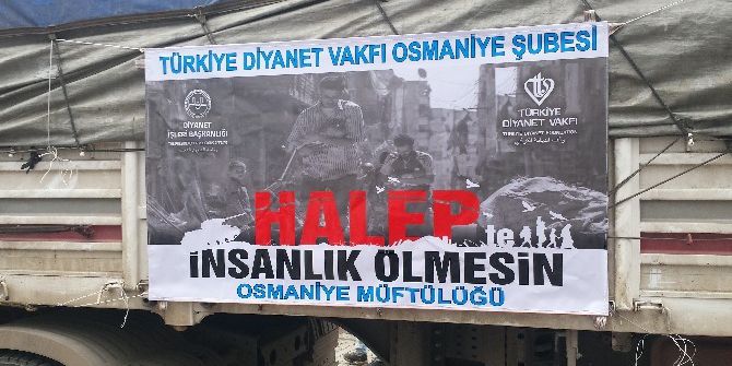 Halep’ten Tahliye Edilen Suriye’lilere Yardımlar Sürüyor