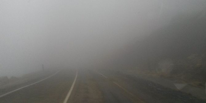 Sincik’te Etkili Olan Sis Hayatı Olumsuz Etkiledi