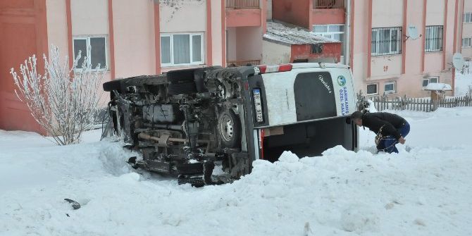 Sarıkamış’ta Trafik Kazası