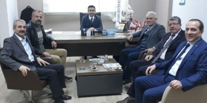 Daire Başkanı Akbaş Türk Sağlık Sen’i Ağırladı