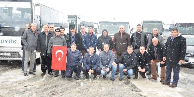 Bozüyüklü Otobüsçüler Şehitler İçin Yollarda
