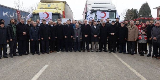Dpü’den Halep’e 3 Tır Yardım Malzemesi