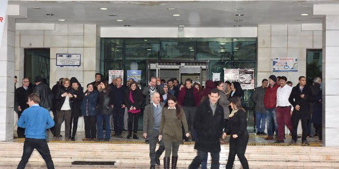 Belediyede Deprem Tatbikatı