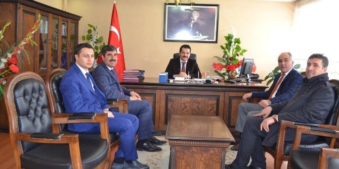 Başkan Asya Ve Özen’den Kaymakam Özkan’a Ziyaret