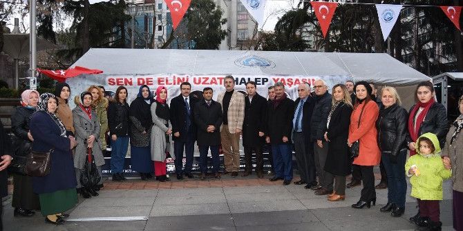 Ortahisar’dan Halep’e Yardım Eli