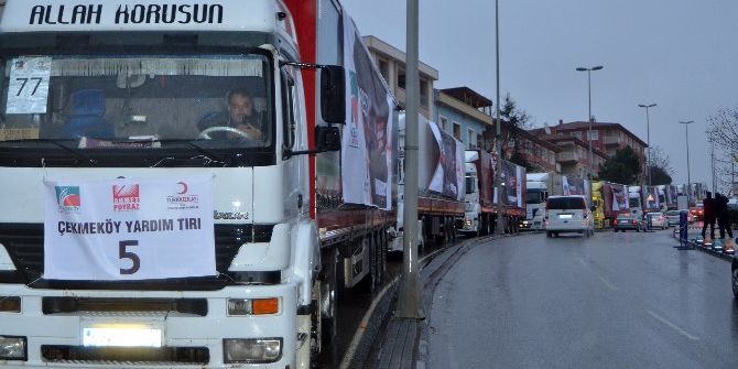 Çekmeköy Halep’e 25 Tır Yardım Gönderdi