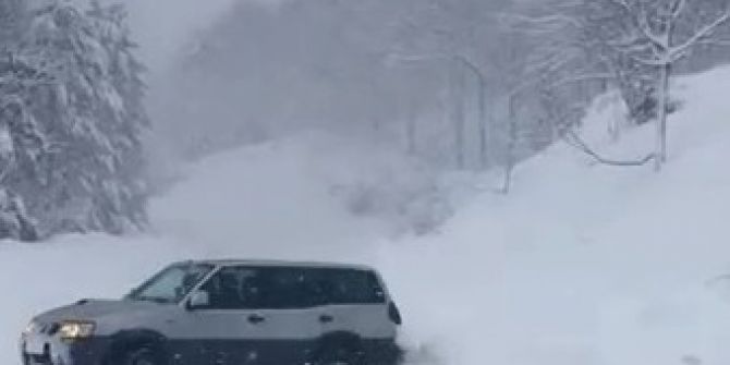 Uludağ’da Tipide Vatandaşlar Mahsur Kaldı