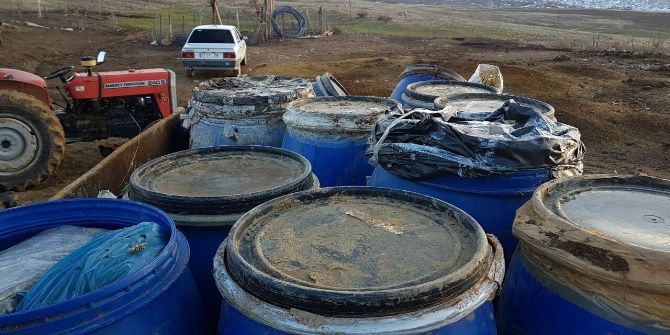 Lice’de 11 Bidon Esrar Ele Geçirildi