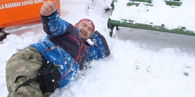 Eskişehir’de Kar Keyfi Ve Kartpostallık Görüntüler