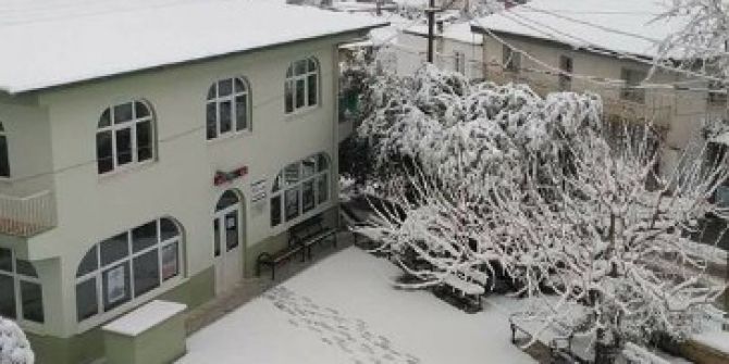 Aydın’da Muhteşem Kar Manzaraları