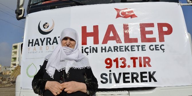 Tüm Birikimini Halep’e Bağışladı