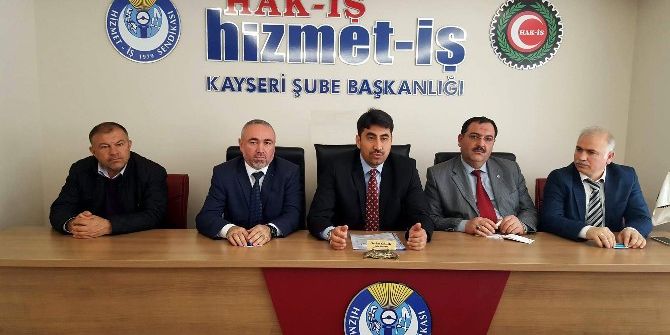 Hizmet-iş Sendikası Kayseri Şube Başkanı Serhat Çelik: