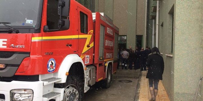 Denizli Servergazi Devlet Hastanesinde Yangın