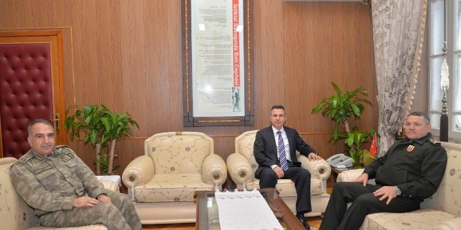 Jandarma Genel Komutan Yardımcısı Lapanta’dan Vali Elban’a Ziyaret