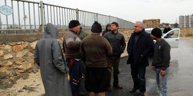 Başkan Tollu, Selden Etkilenebilecek Yerleri Gezerek, İncelemelerde Bulundu