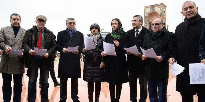 Chp’den "Anayasa Değişiklik Teklifine" Eş Zamanlı Protesto