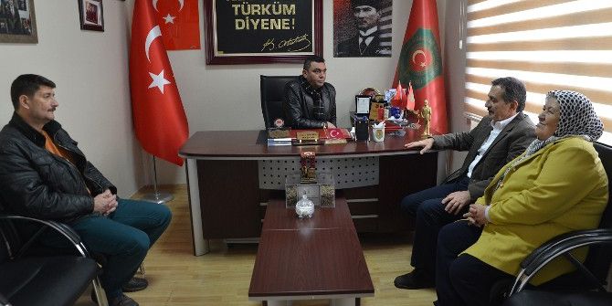 Başkan Ataç’tan Şehit Aileleri Derneği’ne Geçmiş Olsun Ziyareti