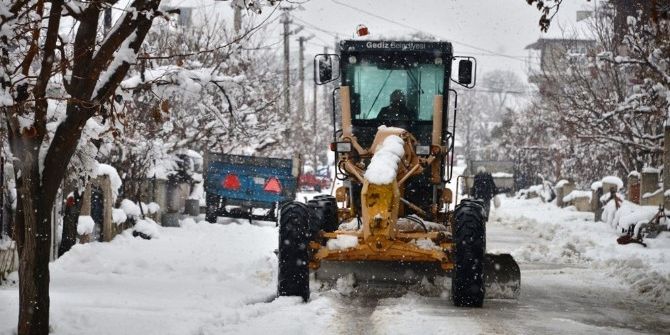 Gediz’de Karla Mücadele Çalışması