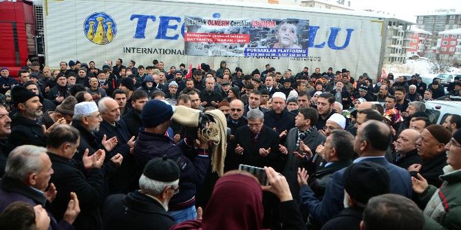 Pursaklar’dan Halep’e 14’üncü Tır Yola Çıktı