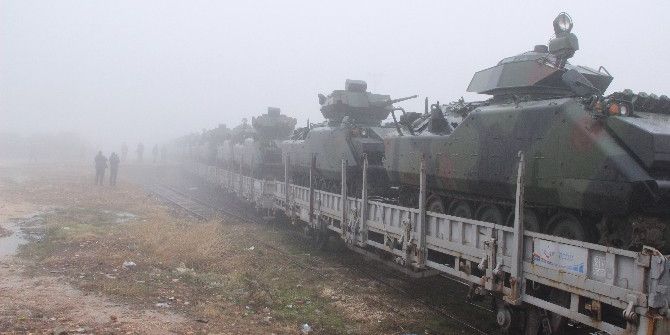 İstanbul’dan Yola Çıkan Zırhlı Muharebe Araçları Gaziantep’e Ulaştı