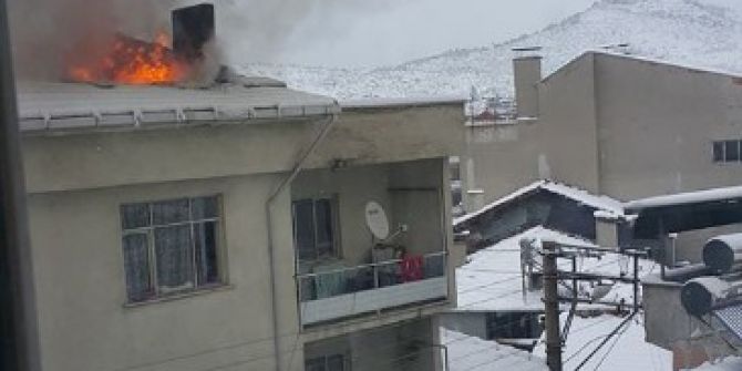 Dursunbey’de Korkutan Yangın