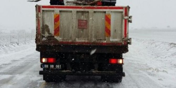 Tekirdağ Büyükşehir Belediyesi Karla Mücadeleye Hazır