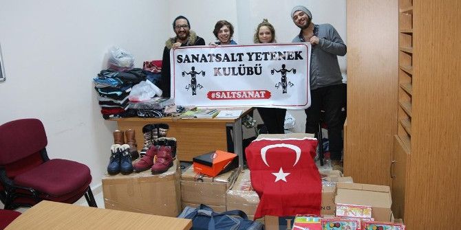 Üniversite Öğrencilerinden Ağrı’ya Yardım Eli