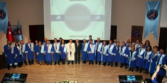 Akdeniz Üniversitesi 2016 Akademik Töreni Gerçekleşti