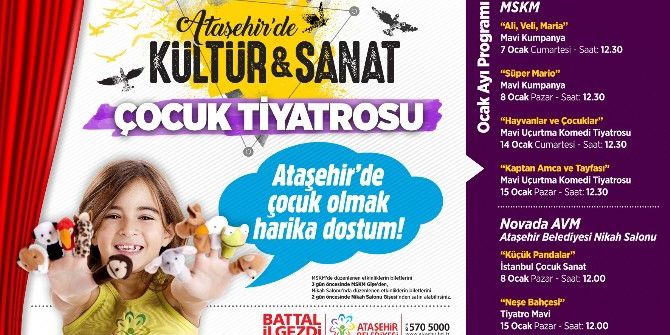 Ataşehir’de Ocak Ayı Dolu Dolu Geçecek