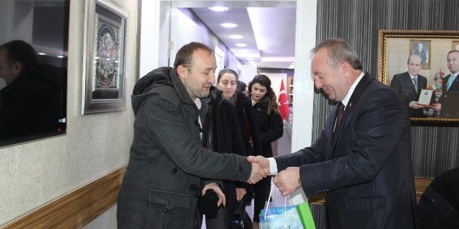Aday Öğretmenlerden Başkan Şahiner’e Ziyaret