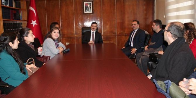 Aday Öğretmenler Kaymakam Gözen’i Ziyaret Etti