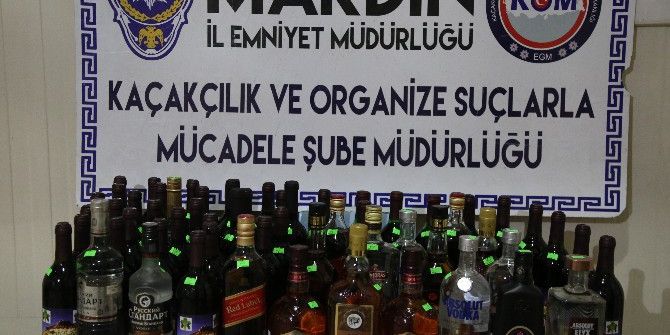 Mardin’de Yılbaşı Öncesi Kaçak İçki Ve Sigara Operasyonu