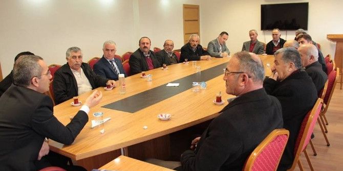 Tosya Köy Muhtarlarından Kaymakam Pişkin’e Ziyaret