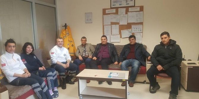 Eskişehir Sağlık-sen Şube Başkanı Köksal’ın İlçe Ziyareti