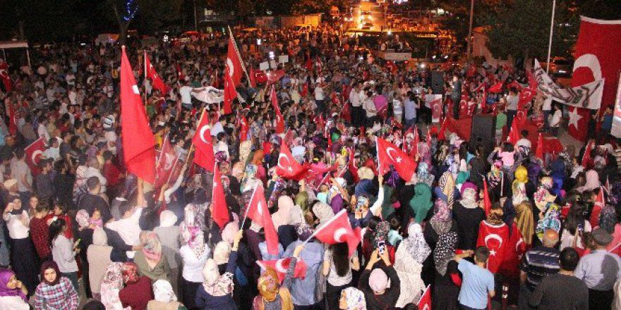 Yahyalı Demokrasi İçin Meydanları Doldurdu