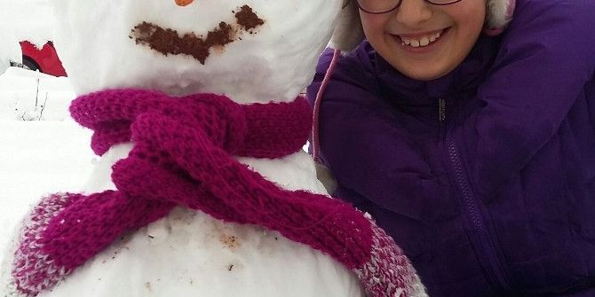 Nevşehir’den ’Kardan Adam’ Manzaraları