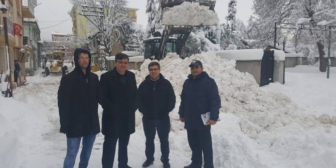 Pazaryeri’nde Kar 80 Santimetreye Ulaştı