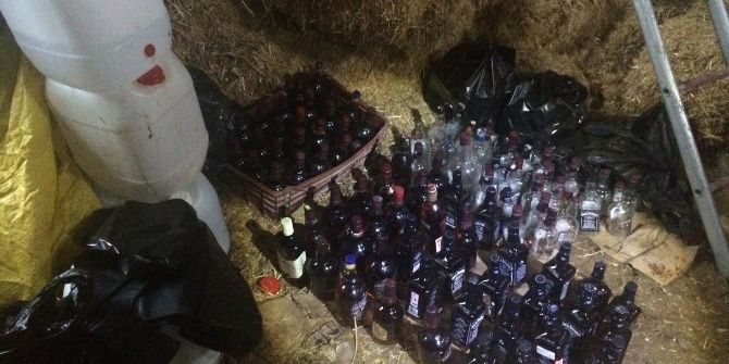 Adana’da Kaçak İçki Operasyonu