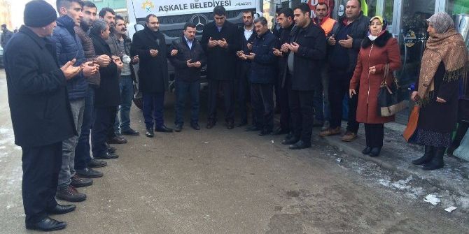 Aşkale’den Halep’e Yardım