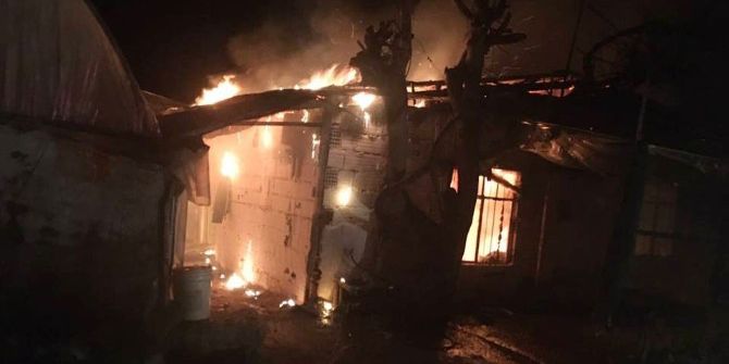 Antalya’da Ev Yangını