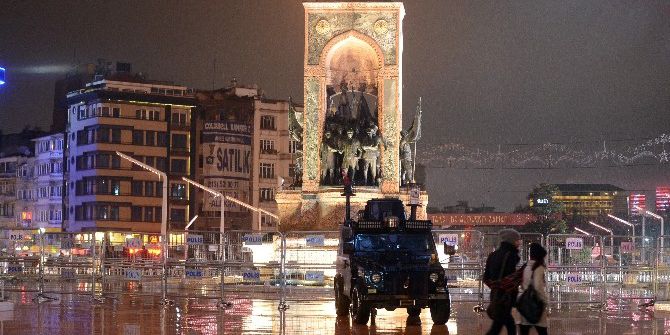 Taksim İstiklal Caddesi’nde Yoğun Güvenlik Önlemi