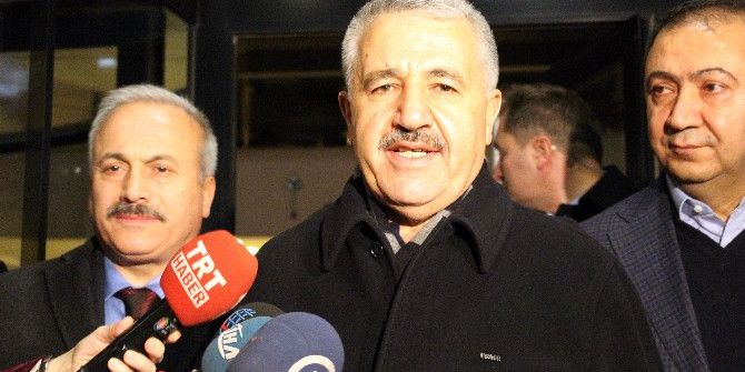 Ulaştırma Bakanı Arslan Tbmm Başkanı Kahraman’ı Ziyaret Etti