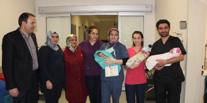 Muş’ta Yeni Yılın İlk Bebeği ’Umut’ Bebek Oldu