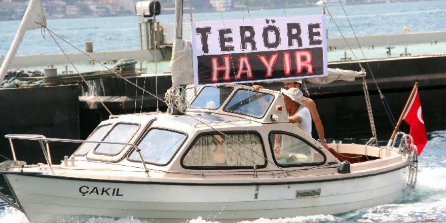 2 Bin 500 Tekne İstanbul Boğazı’nda Terörü Lanetledi